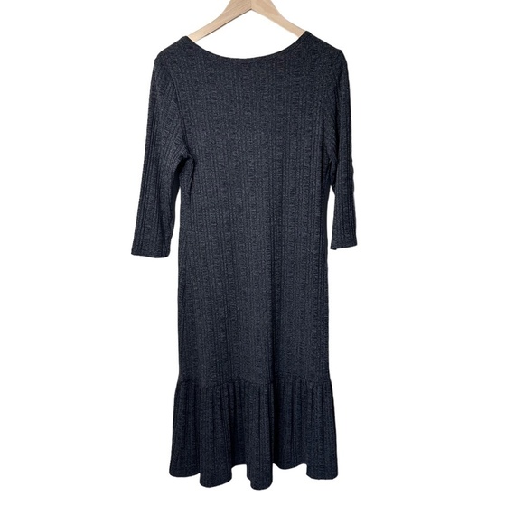 Summer & Sage Ribbed Grey Dress Size XL NWOT - Picture 2 of 8